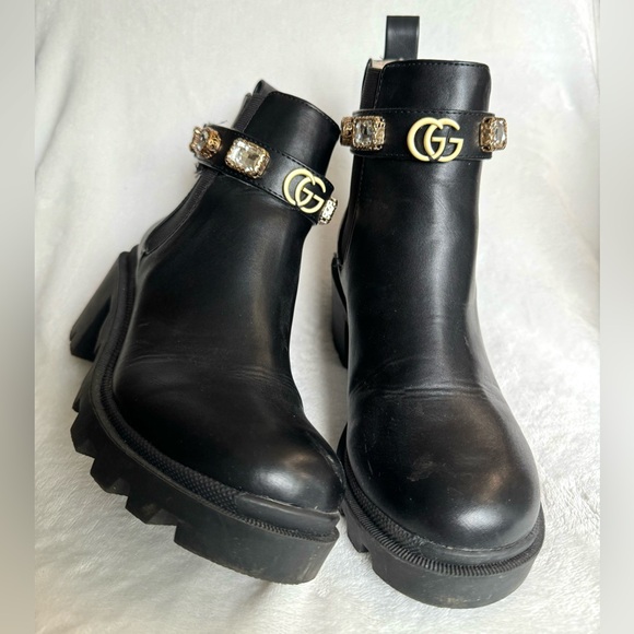 Designer Gucci inspired Steve Madden Chelsea Boots - Picture 1 of 6